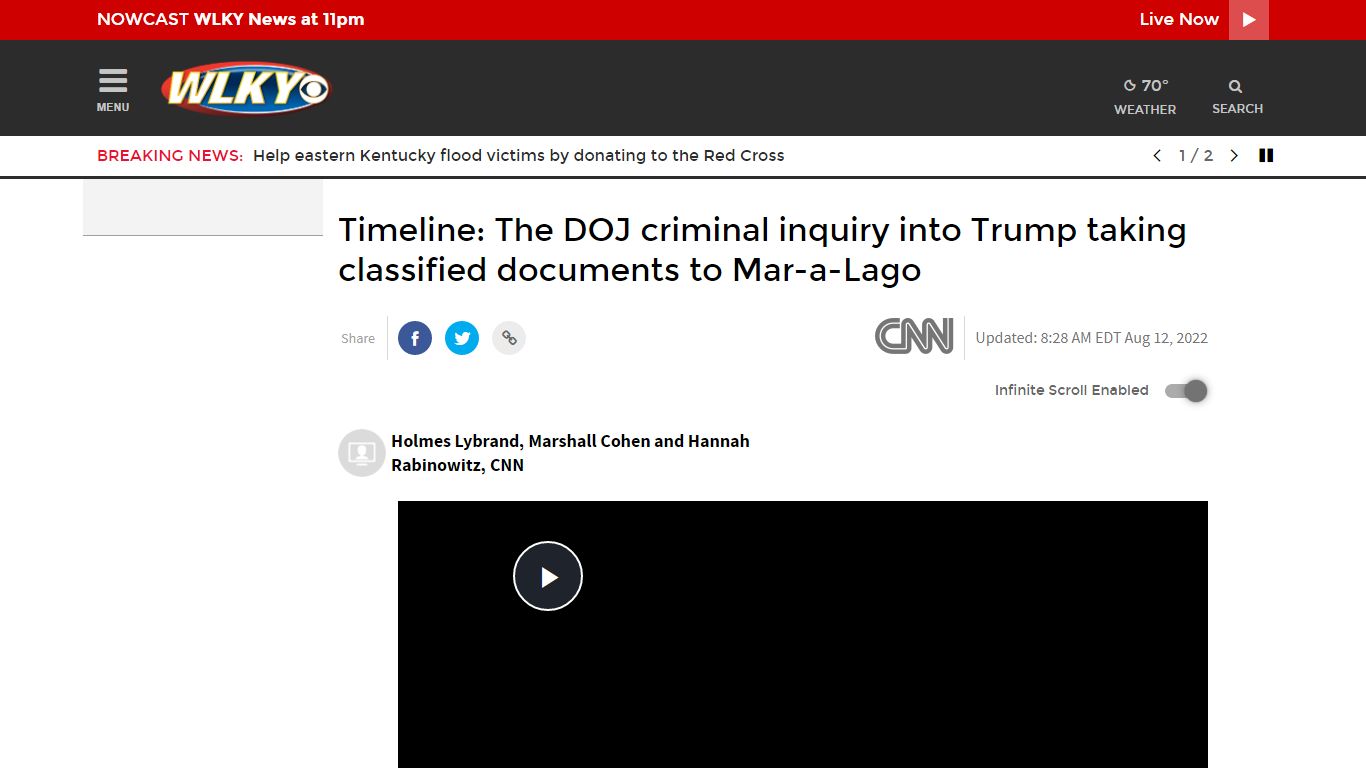 Timeline: DOJ inquiry into Trump taking classified documents